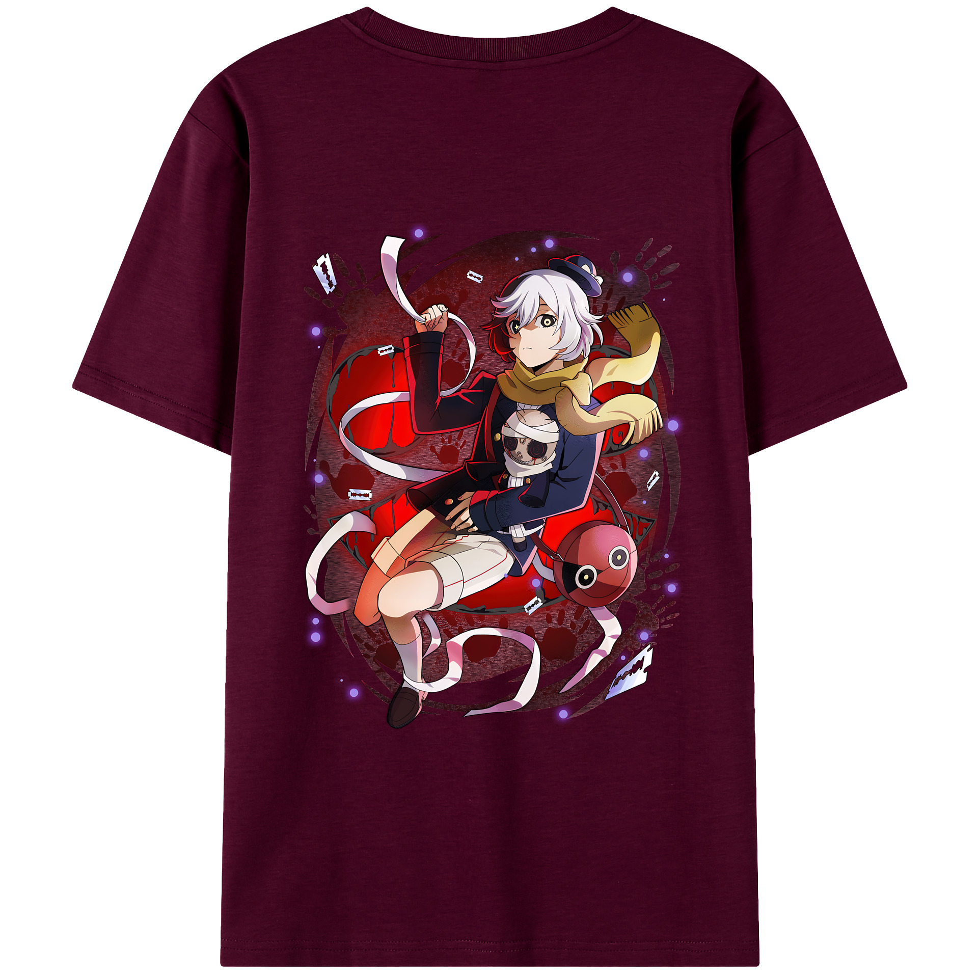 （画像用） 文豪ストレイドッグス Bungo Stray Dogs レディース半袖Tシャツ(バックプリント)